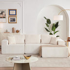 Weture 108" Modular Sectional Sofa Deep Seat Cloud L-Shape Couch with Chaise