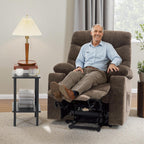 MCombo Power Lift Recliner Chair for Elderly with Extended Footrest Fabric