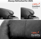 MCombo Electric Power Lift Recliner Massage Heat Chair for Elderly 3 Positions 2 Pockets USB