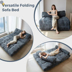 MAXYOYO Folding Sofa Bed Convertible Sleeper Chair with Pillow