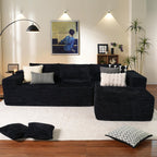 ovios Cloud Sectional Couch with L Shape Chaise Modern Modular Sofa