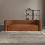 Acanva Luxury Velvet Sofa 3 Seater Modern Curved Back Couch for Living Room