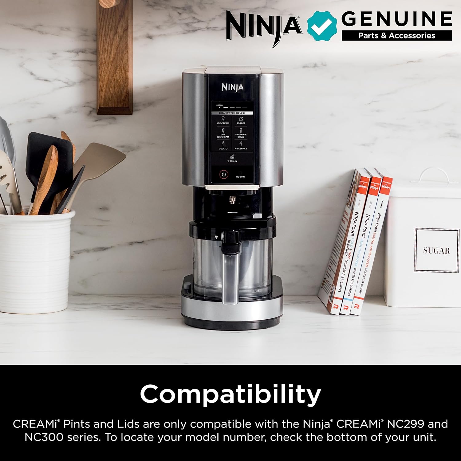 Ninja Ice Cream Maker with 7 One Touch Programs for Gelato Milkshakes Sorbet Smoothie Bowls