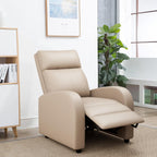 JUMMICO Adjustable Recliner Chair Home Theater Sofa with Thick Cushion