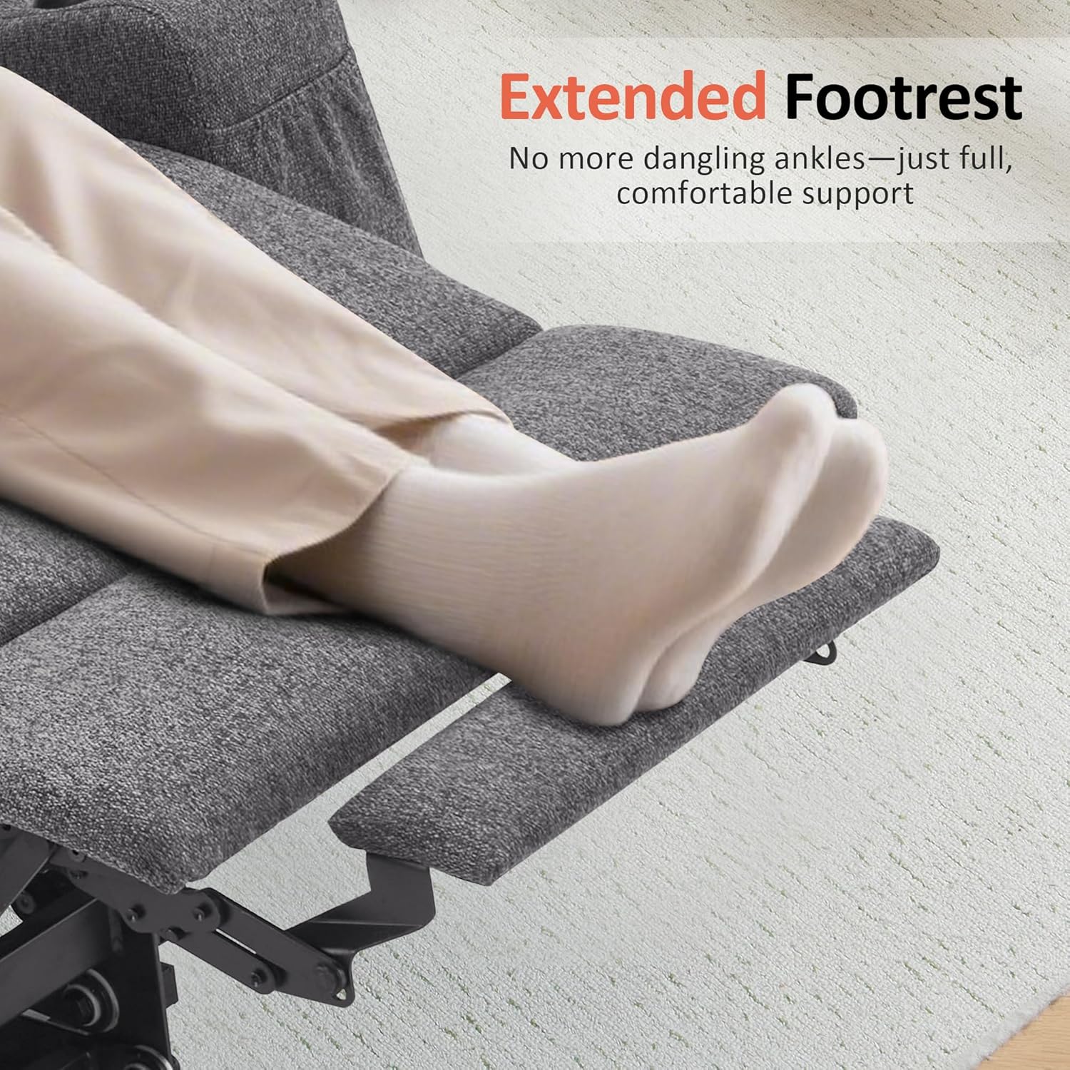 MCombo Power Lift Recliner Chair for Elderly with Heat Massage USB Cup Holders