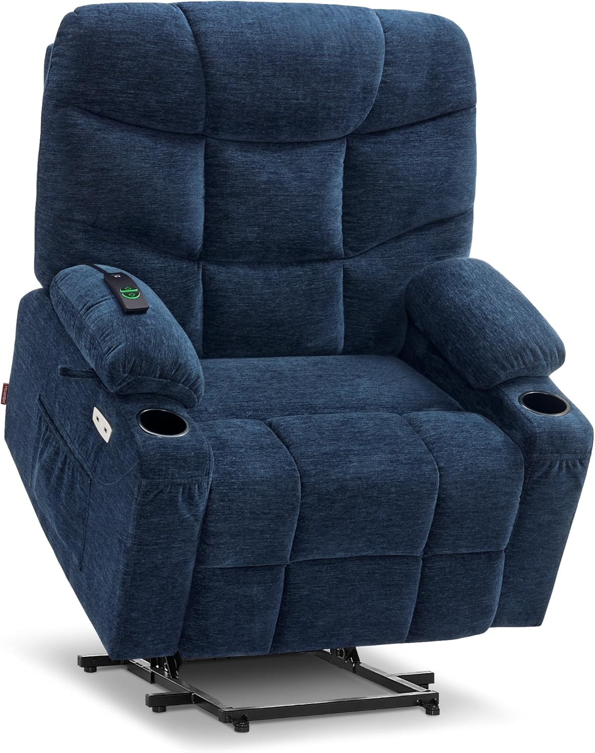 MCombo Power Lift Recliner Chair for Elderly with Extended Footrest Fabric