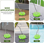 LidoDola 14 Inch Pressure Washer Surface Cleaner with Wheels for Concrete Patio Deck