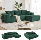 Weture 108" Modular Sectional Sofa Deep Seat Cloud L-Shape Couch with Chaise