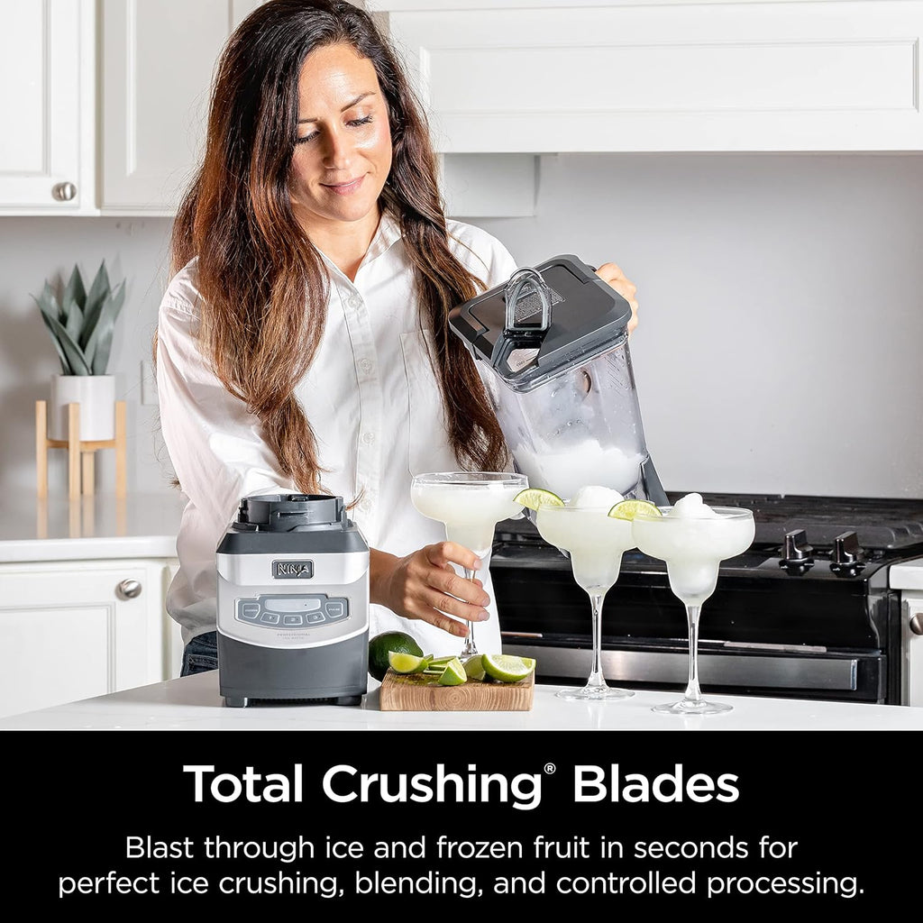 Ninja 1000W Countertop Blender Total Crushing Smoothie and Ice Blender 72oz Black & Grey