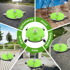LidoDola 14 Inch Pressure Washer Surface Cleaner with Wheels for Concrete Patio Deck