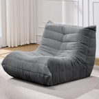 Hobestluk Giant Bean Bag Chair Memory Foam Faux Fur Sofa for Living Room