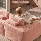 ovios Cloud Sectional Couch with L Shape Chaise Modern Modular Sofa