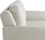 Lifestyle Harrington Sofa Upholstered Microfiber Fabric Curved Arm Couch