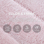 Hobestluk Giant Bean Bag Chair Memory Foam Faux Fur Sofa for Living Room