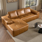 ovios Cloud Sectional Couch with L Shape Chaise Modern Modular Sofa