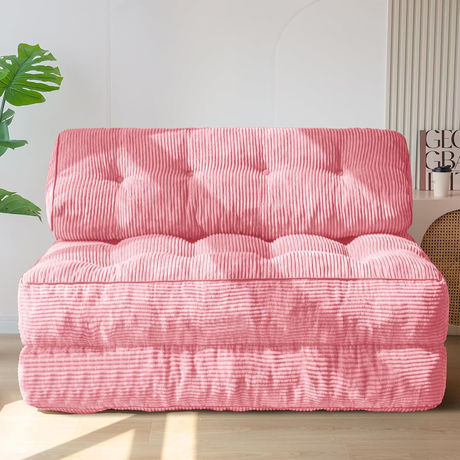 MAXYOYO Folding Sofa Bed Convertible Sleeper Chair with Pillow