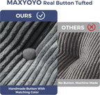 MAXYOYO Folding Sofa Bed Convertible Sleeper Chair with Pillow