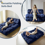 MAXYOYO Folding Sofa Bed Convertible Sleeper Chair with Pillow