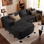 ovios Cloud Sectional Couch with L Shape Chaise Modern Modular Sofa