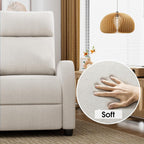 Homall Modern Recliner Chair PU Leather Padded Seat Single Sofa