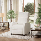 Homall Modern Recliner Chair PU Leather Padded Seat Single Sofa Home Theater