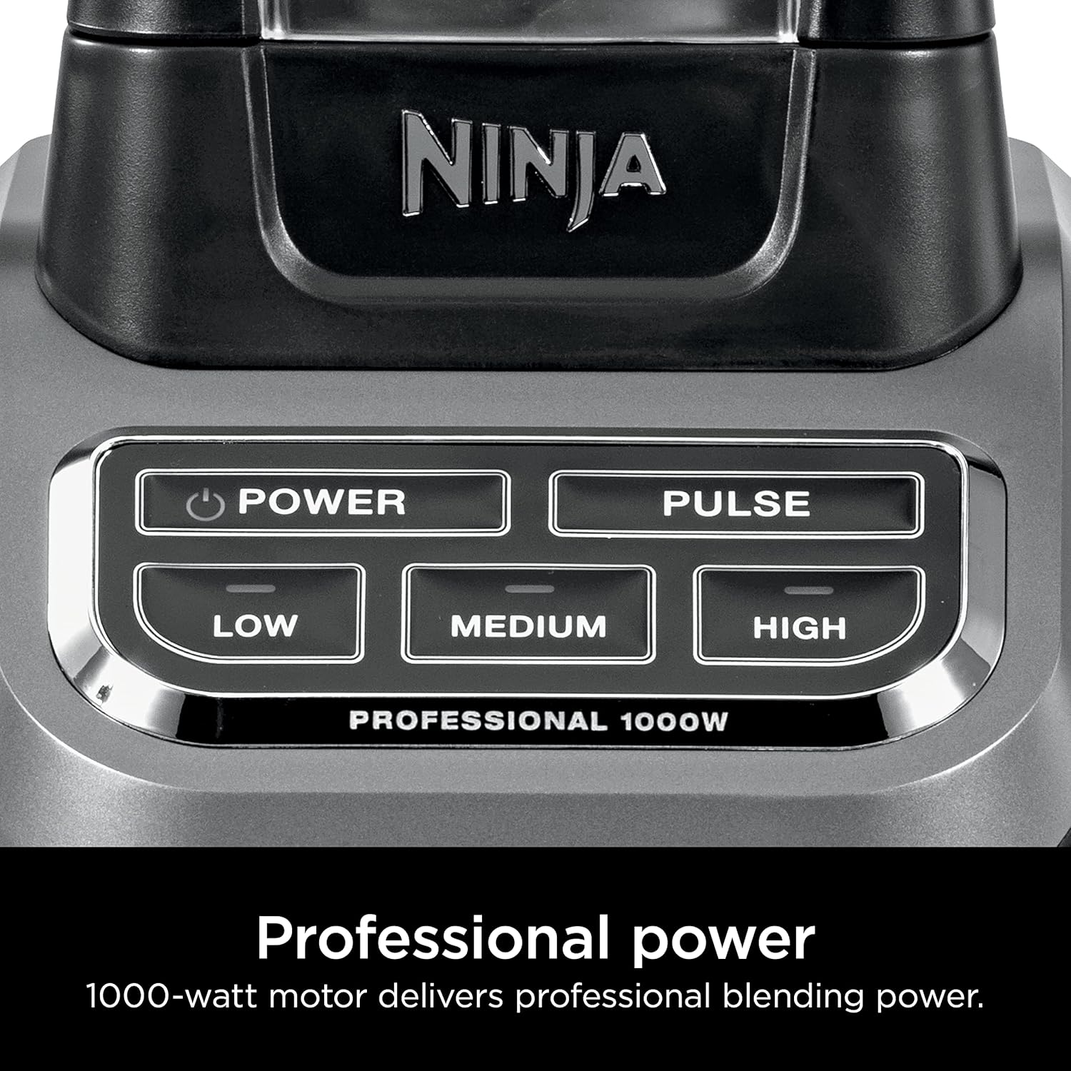 Ninja 1000W Countertop Blender Total Crushing Smoothie and Ice Blender 72oz Black & Grey