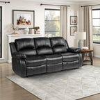 Lexicon Humphreys Loveseat Recliner Double Reclining Sofa Faux Leather