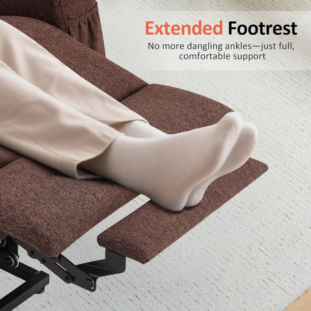 MCombo Power Lift Recliner Chair for Elderly with Heat Massage USB Cup Holders