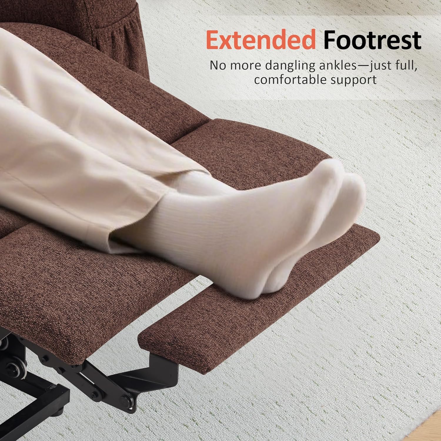 MCombo Power Lift Recliner Chair for Elderly with Heat Massage USB Cup Holders