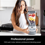 Ninja 1000W Countertop Blender Total Crushing Smoothie and Ice Blender 72oz Black & Grey