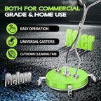 LidoDola 14 Inch Pressure Washer Surface Cleaner with Wheels for Concrete Patio Deck