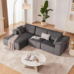 Weture 108" Modular Sectional Sofa Deep Seat Cloud L-Shape Couch with Chaise