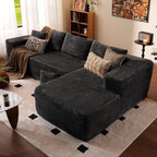 ovios Cloud Sectional Couch with L Shape Chaise Modern Modular Sofa