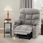 MCombo Power Lift Recliner Chair for Elderly with Extended Footrest Fabric