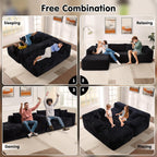 ovios Cloud Sectional Couch with L Shape Chaise Modern Modular Sofa