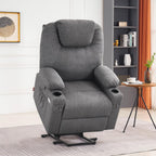 MCombo Power Lift Recliner Chair for Elderly with Heat Massage USB Cup Holders