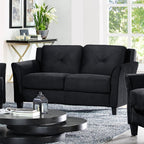 Lifestyle Harrington Sofa Upholstered Microfiber Fabric Curved Arm Couch