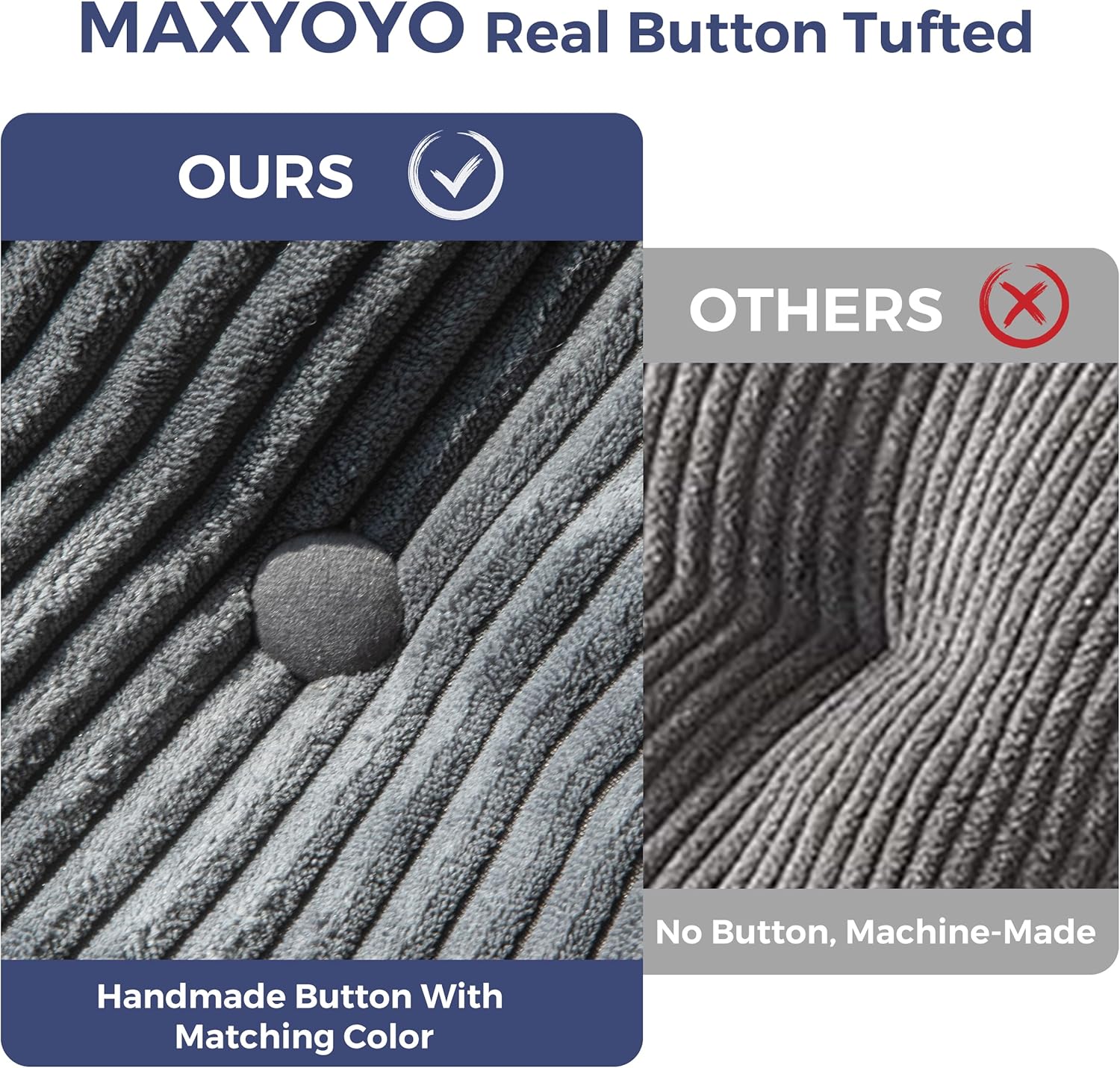 MAXYOYO Folding Sofa Bed Convertible Sleeper Chair with Pillow