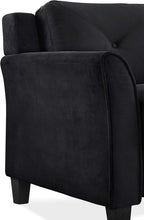 Lifestyle Harrington Sofa Upholstered Microfiber Fabric Curved Arm Couch