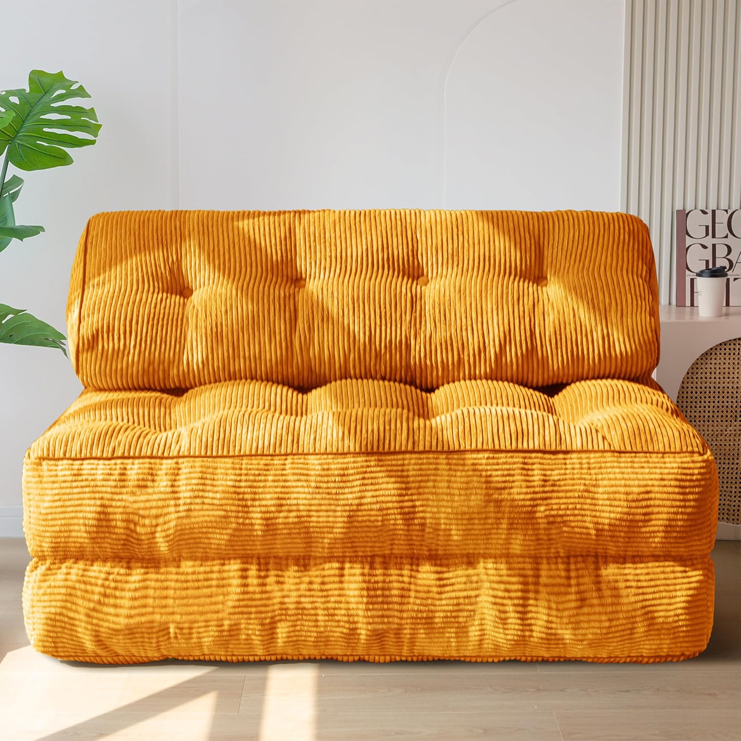 MAXYOYO Folding Sofa Bed Convertible Sleeper Chair with Pillow