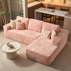 ovios Cloud Sectional Couch with L Shape Chaise Modern Modular Sofa