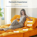 MAXYOYO Folding Sofa Bed Convertible Sleeper Chair with Pillow