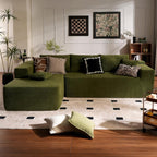 ovios Cloud Sectional Couch with L Shape Chaise Modern Modular Sofa
