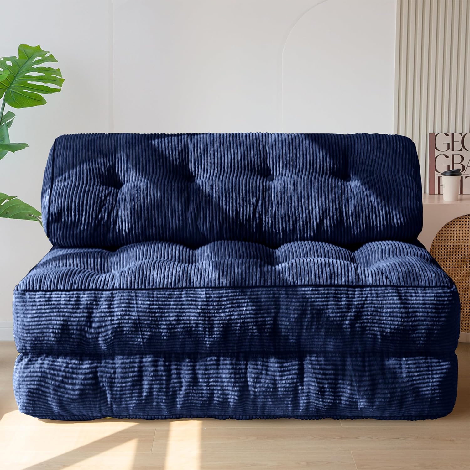 MAXYOYO Folding Sofa Bed Convertible Sleeper Chair with Pillow